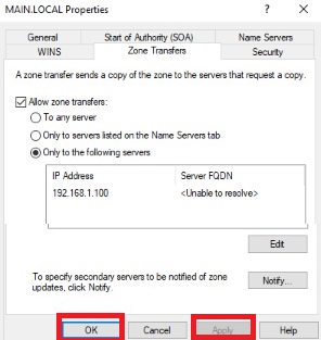 Click on apply and ok